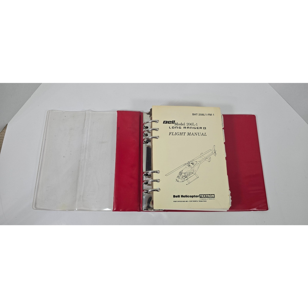 Bell‎ model 206L-1 Long Ranger II Pilot's Flight Manual May 1978 Rev 29 Complete